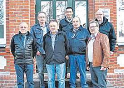Sie leiten die Geschicke des Vereins (von links): Gustav Niemann, Günther Weisweber, Gerd Wiegmann, Wolfgang Boß, Rolf Lechte, Hans-Jürgen Rudolph und Klaus Utz. Es fehlt Christian Dera.